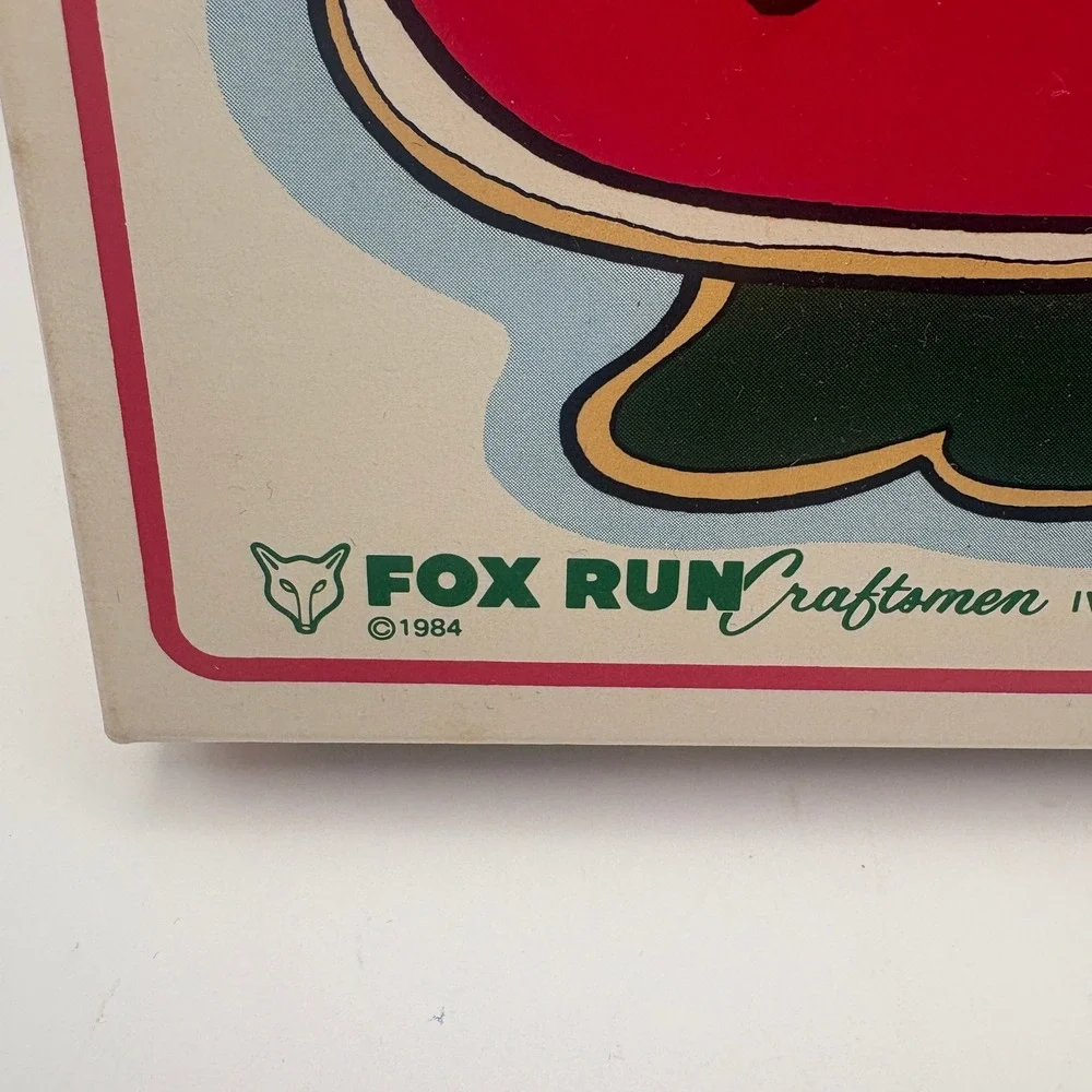 Vtg 1984 Fox Run‎ Craftsmen Santa Cookie Cutter 7.5 Inch Metal Large Christmas